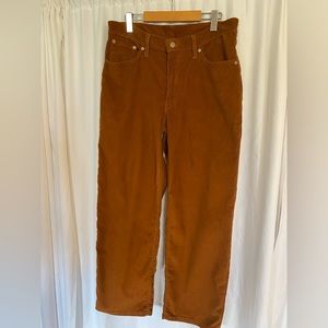 Levi’s Baggy corduroy jeans.